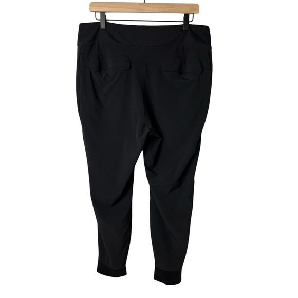 Athleta Soho Lined Joggers Black Size 16 Athleisure Athletic Style 777555 - Picture 5 of 11